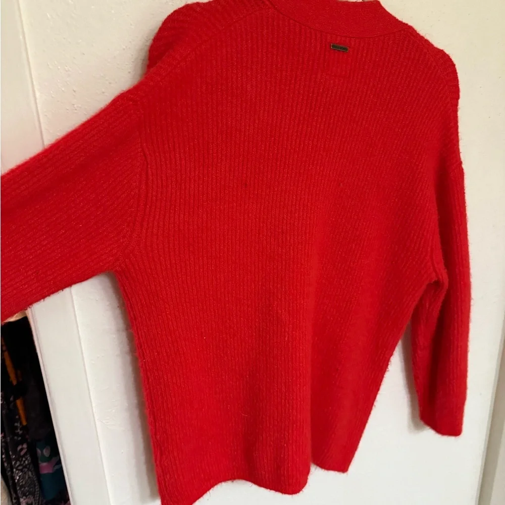 Billabong “So Chill” Cardigan | Red | Size Medium - Picture 7 of 8